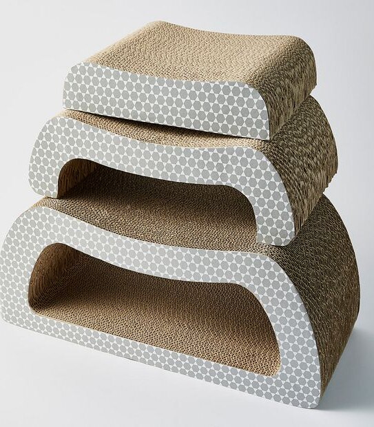Patch & Socks 3 Piece Cat Scratcher