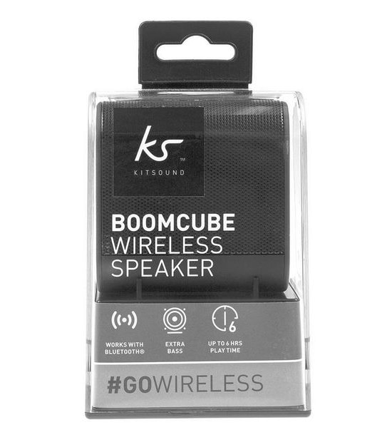 KitSound BoomCube Wireless Bluetooth Speaker
