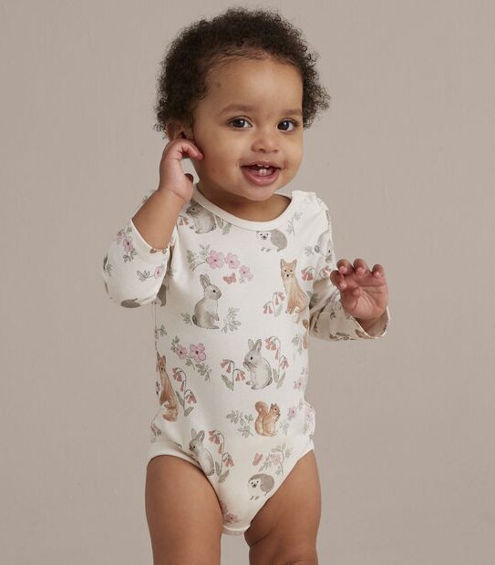 3 Pack Baby Organic Cotton Bodysuits