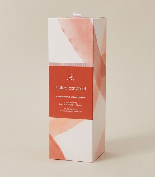 Scented Candle & Diffuser Gift Pack - Salted Caramel