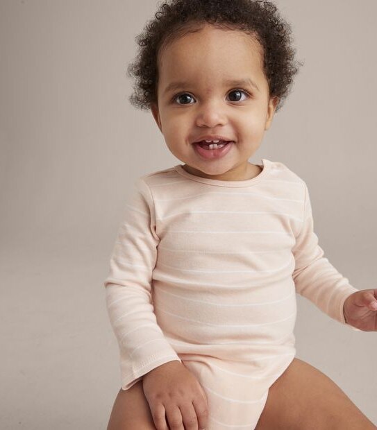 3 Pack Baby Organic Cotton Bodysuits