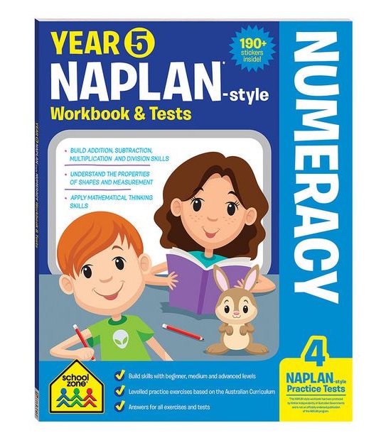 Year 5 Naplan* Style Numeracy Workbook And Tests