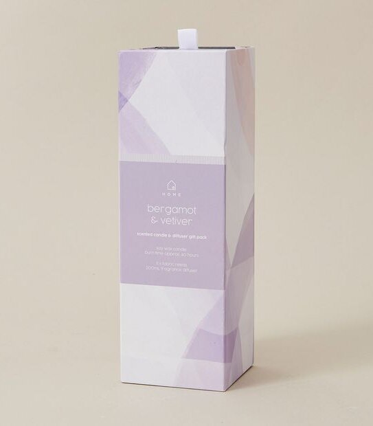 Scented Candle & Diffuser Gift Pack - Bergamot & Vetiver
