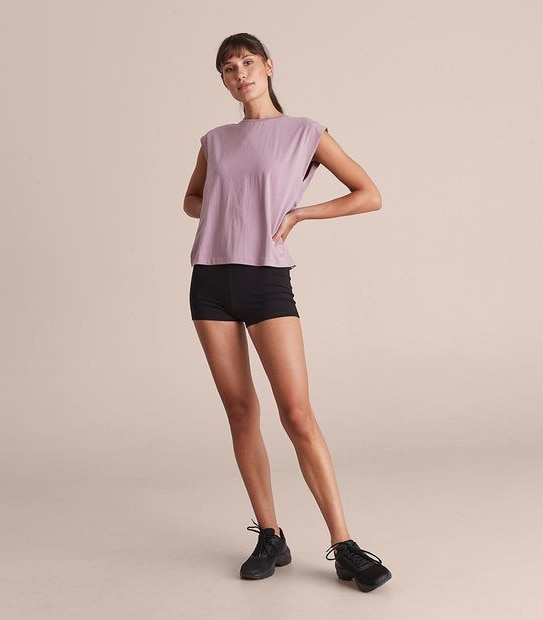 Active Fold Sleeve Jersey T-Shirt