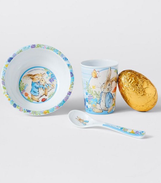 Park Avenue Melamine Breakfast Set with Milk Chocolate Egg 40g - Assorted