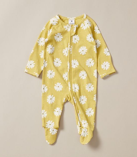 Baby Organic Cotton Print Coverall