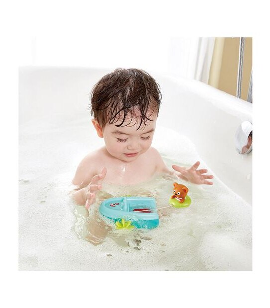 Hape Bath Tubing Pull-Back Boat