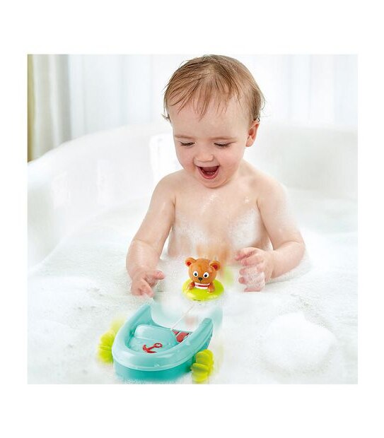Hape Bath Tubing Pull-Back Boat