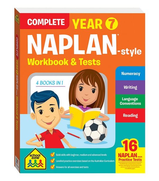 School Zone Complete Year 7 NAPLAN*-style Workbook and Tests  