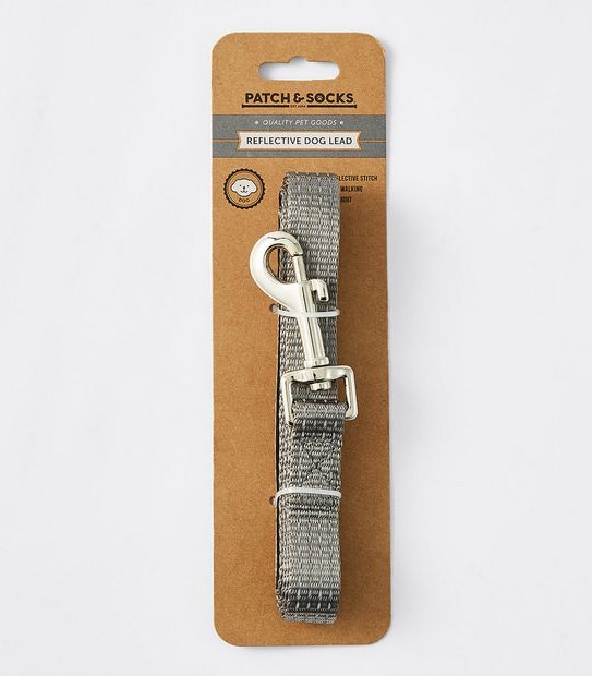Patch & Socks Reflective Dog Lead Assorted