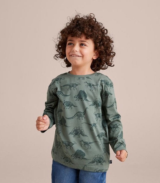 Organic Cotton Print Top