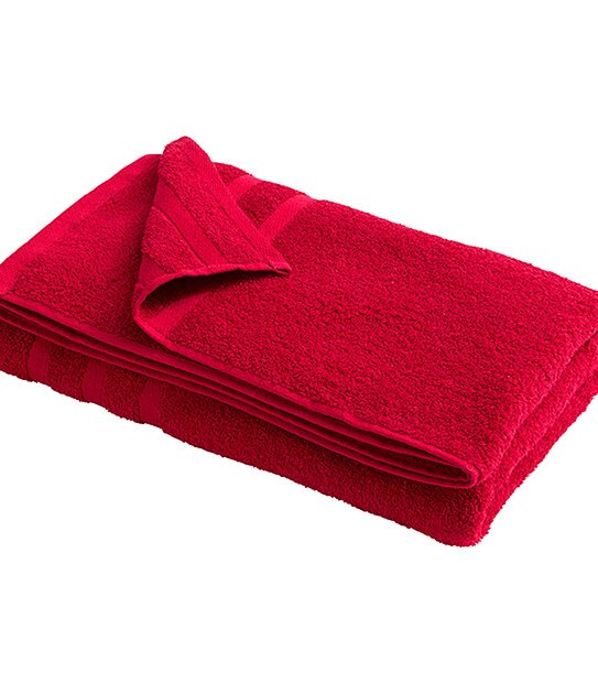 essentials Bath Sheet Red Target Australia