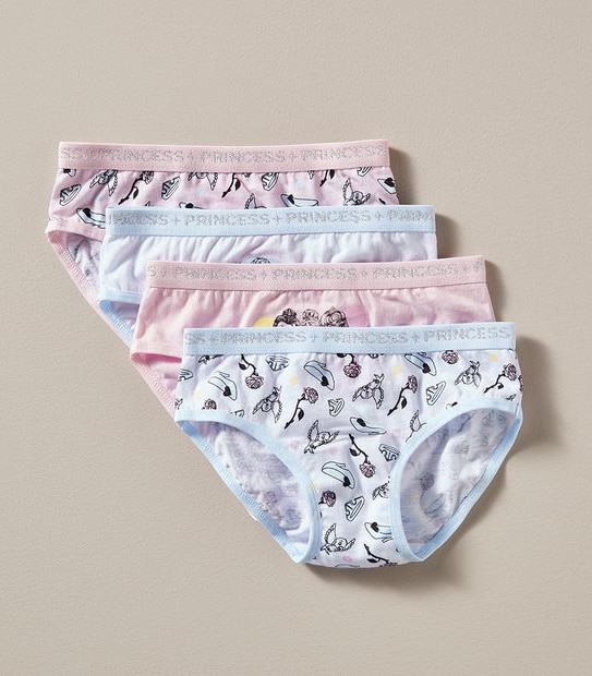 Disney Princess 4 Pack Briefs