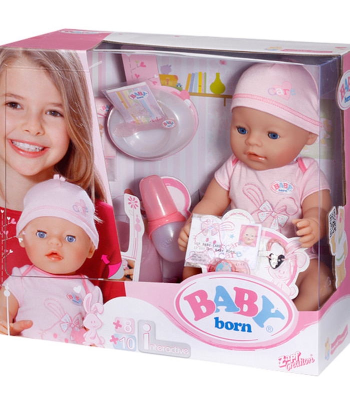 Baby Born Interactive Doll Pink Target Australia