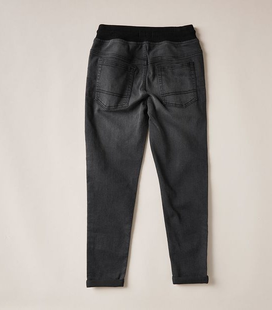 Brooklyn Ribbed Waist Straight Jean Jogger