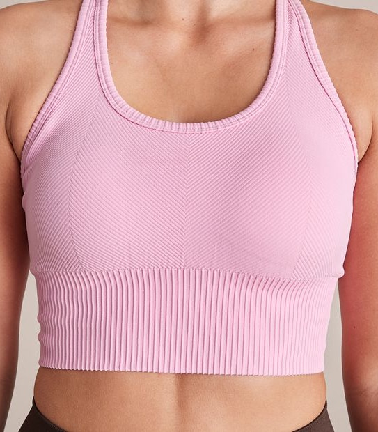 Active Longline Ribbed Crop Top; Style: AN218301