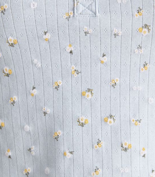 Lily Loves Pointelle Long Sleeve Sleep Top