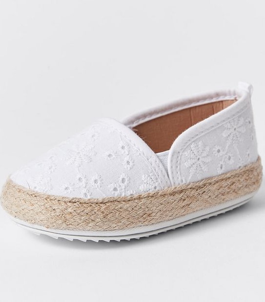 Baby Embroidery Slip On Shoe
