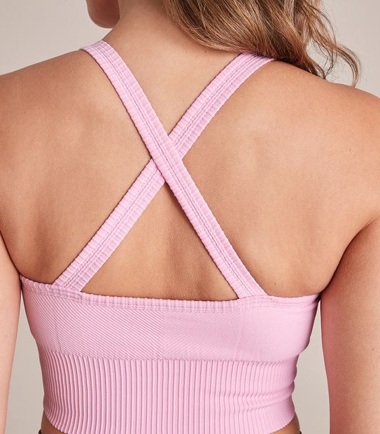 Active Longline Ribbed Crop Top; Style: AN218301