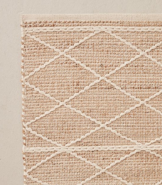 Hagen Diamond Lattice Rug - 120cm x 180cm