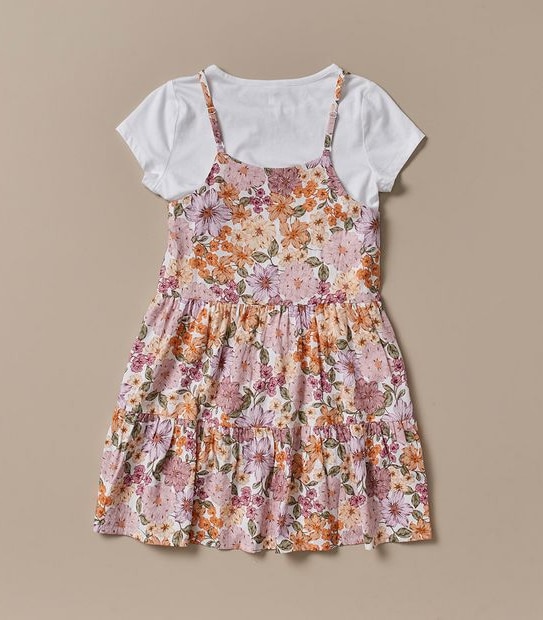 Linen Blend 2 Piece Dress Set