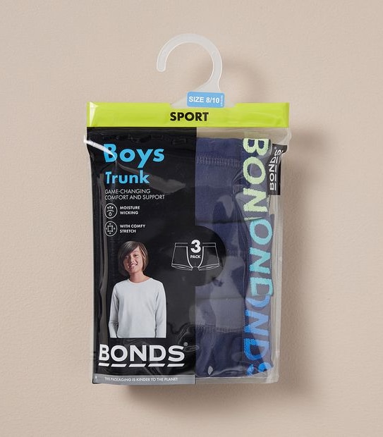 Bonds Sport Trunks 3 Pack
