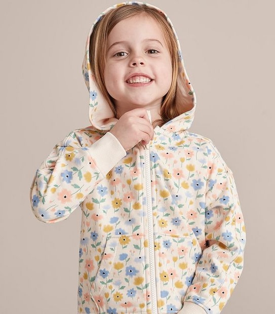 Fashion Zip Through Hoodie