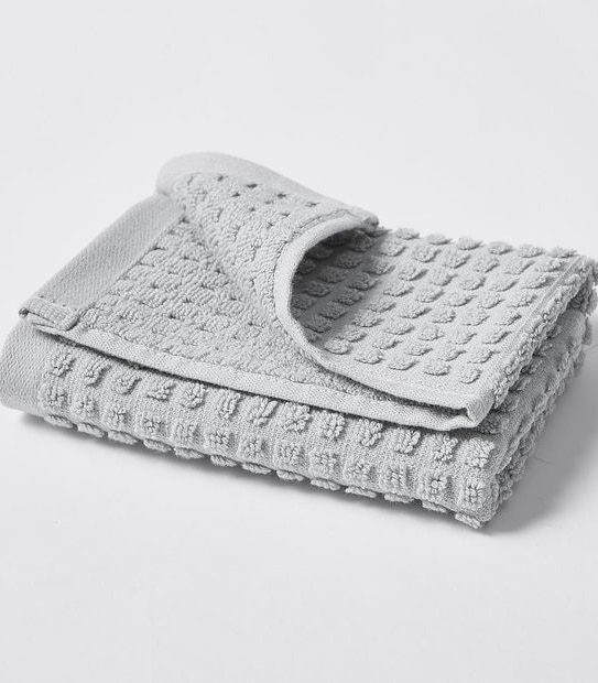 Waffle Cotton Bamboo Face Washer