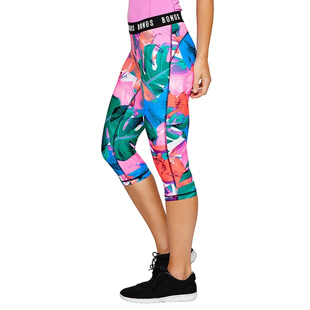 Bonds Cropped Micro Legging - Lotus 