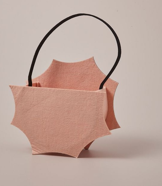 Halloween Felt Basket - Spiderweb 2 of 3