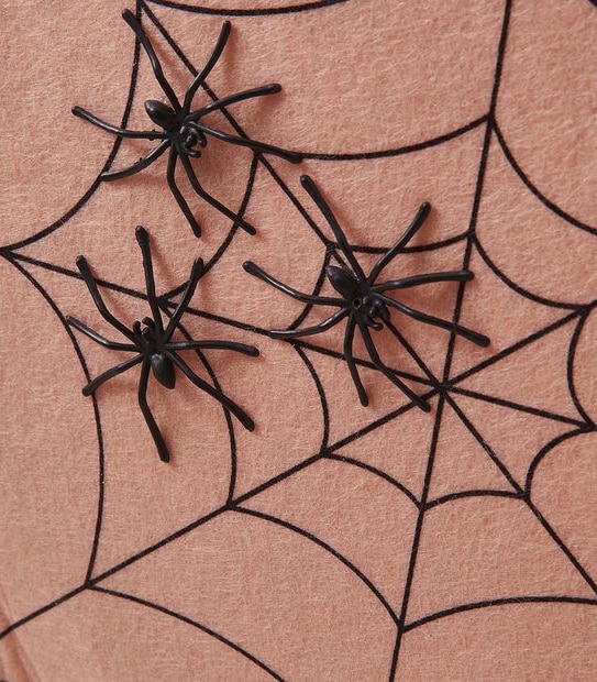 Halloween Felt Basket - Spiderweb 3 of 3