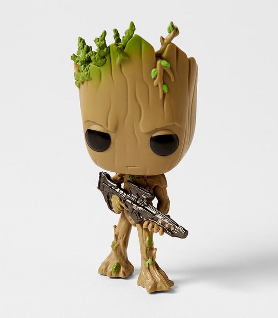 Marvel Avengers - Infinity War - Teen Groot With Gun POP! Vinyl Figure.