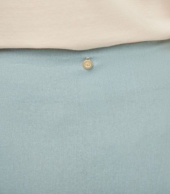 Piping Hot Wrap Mini Skirt
