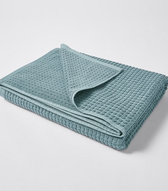 Waffle Cotton Bamboo Bath Sheet