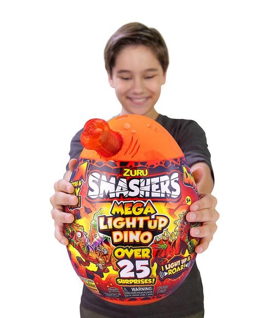 Smashers Mega Light Up Surprise Egg (With over 25 Surprises!) by ZURU - Assorted*