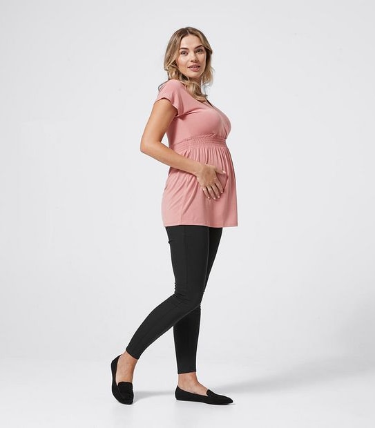Maternity Over The Belly Drill Pants