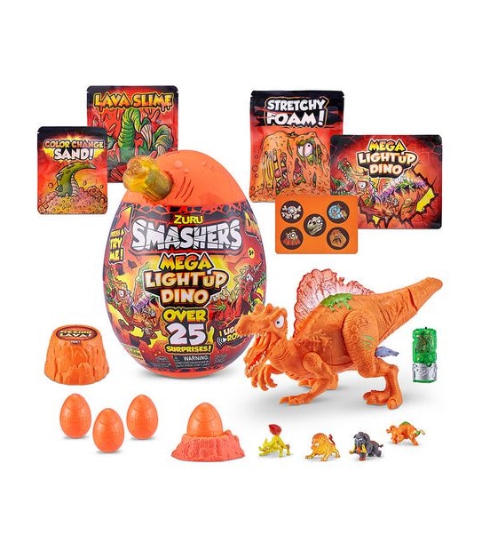 Smashers Mega Light Up Surprise Egg (With over 25 Surprises!) by ZURU - Assorted*