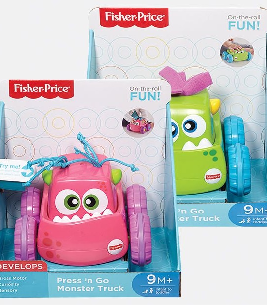 Fisher-Price Press 'N Go Monster Truck Assorted