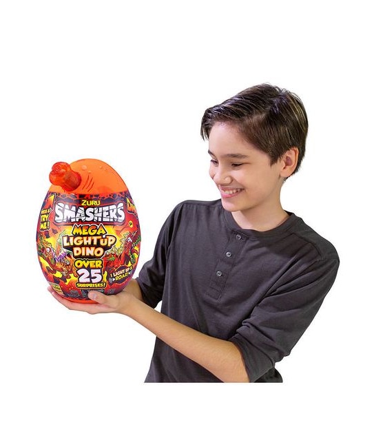 Smashers Mega Light Up Surprise Egg (With over 25 Surprises!) by ZURU - Assorted*
