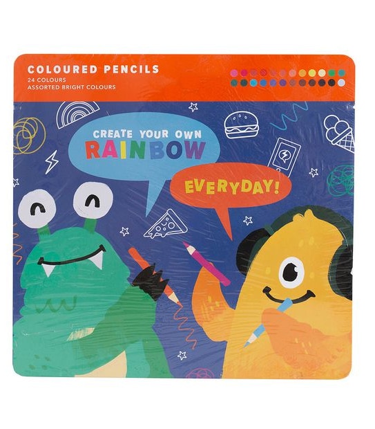 24 Pack Coloured Pencils