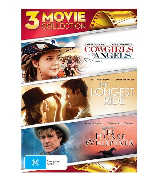 Cowgirls 'n' Angels / The Longest Ride / The Horse Whisperer - 3 Movie Collection - DVD