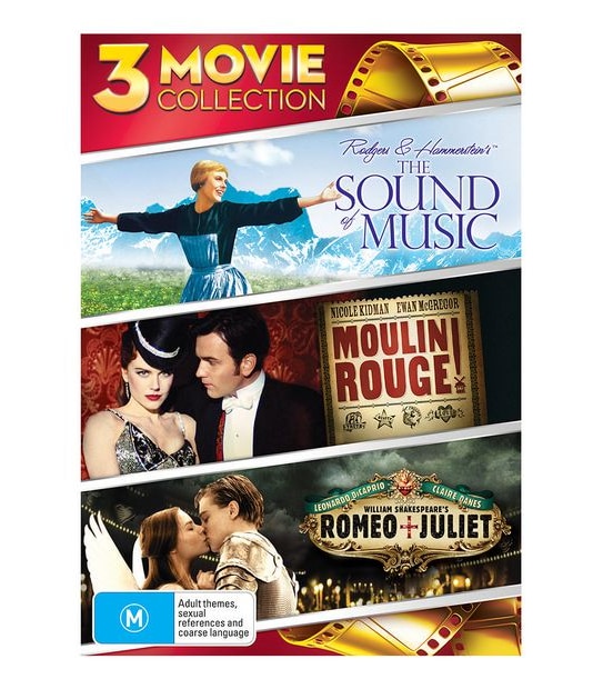 The Sound of Music / Moulin Rouge / Romeo and Juliet - 3 Movie Collection - DVD