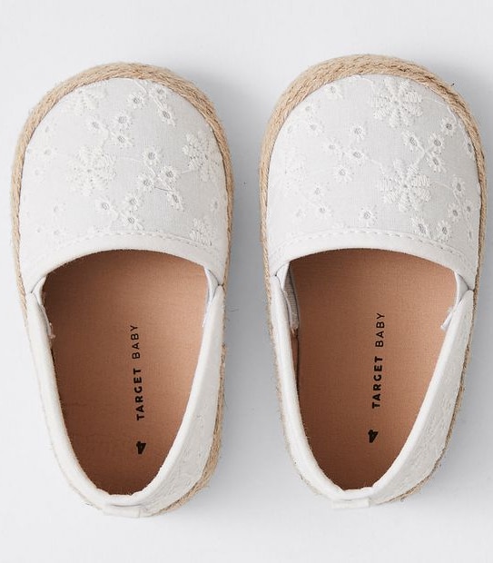 Baby Embroidery Slip On Shoe