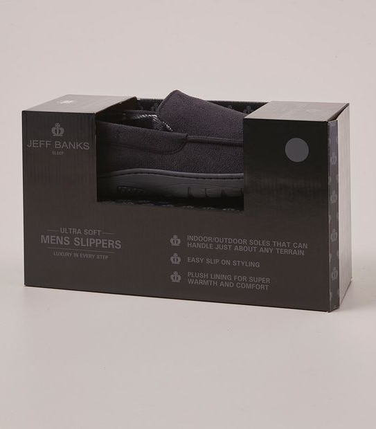Jeff Banks London Boxed Loafer Slippers