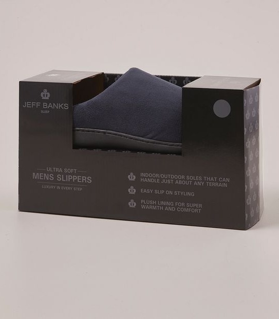 Jeff Banks London Boxed Slipper Scuffs