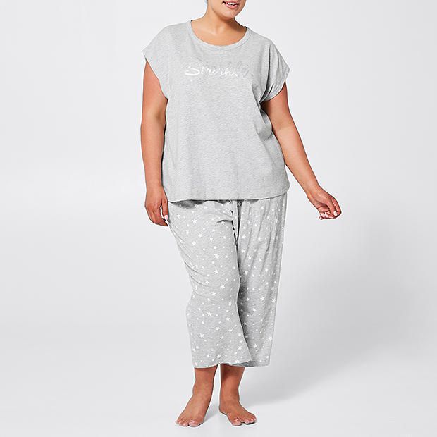 Belle Curve Sparkle 3/4 Pyjama Set Belle Curve Sparkle 3/4 Pyjama Set