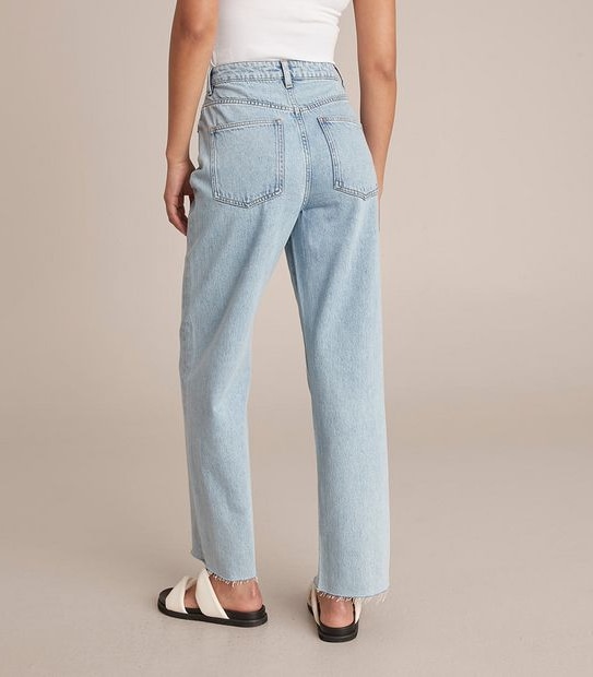 Lily Loves High Rise Wide Leg Denim Jeans