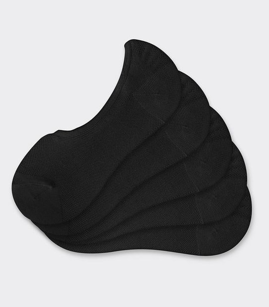Active Womens 5 Pack Mesh Sneaker Socks