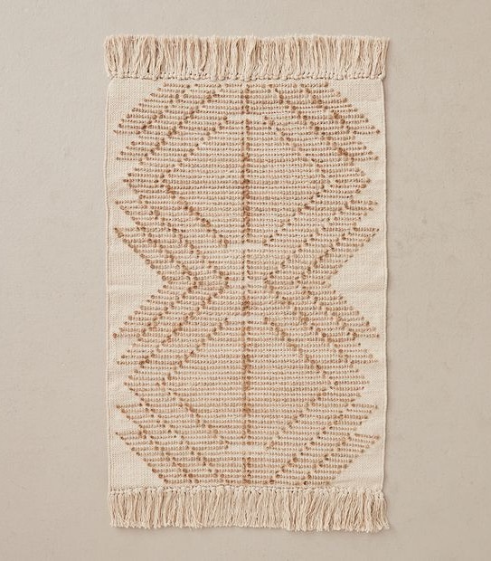 Zavi Clipped Aztec Indoor Mat - 60cm x 90cm