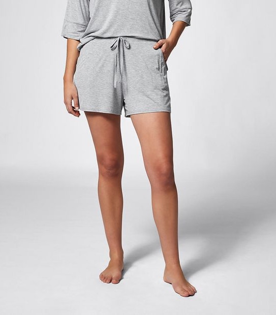 Bamboo Sleep Shorts - Grey Marle